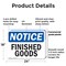 Signmission Finished Goods, 24 in W x Rectangle, Plastic OS-2PACK-NS-P-1824-L-12511 - alternate 8